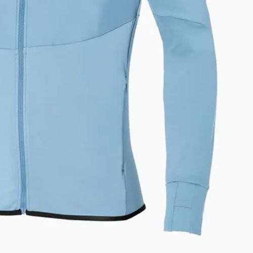 Pánska bežecká bunda Mizuno Warmalite Hybrid Full Zip glacier lake