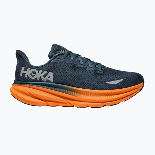 Pánska bežecká obuv HOKA 9 GTX stormy skies/orange zest