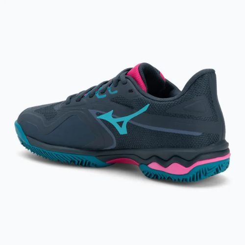 Dámské boty na padel Mizuno Wave Exceed Light 2 Padel midnight navy/ fuchsia purple/ enamel blue