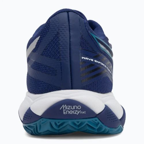 Pánské tenisové boty Mizuno Wave Enforce Tour 2 CC bellwether blue/ white/ fjord blue