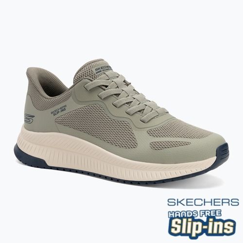 Pánske topánky SKECHERS Bobs Squad 4 olive