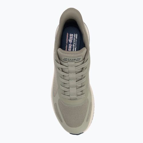 Pánske topánky SKECHERS Bobs Squad 4 olive