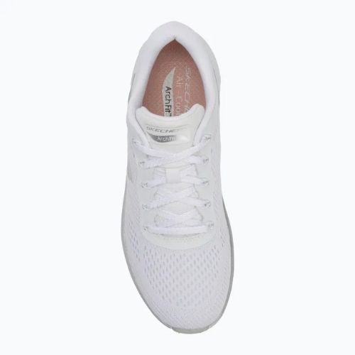 Dámske topánky SKECHERS Arch Fit 2.0 Glow The Distance white/silver