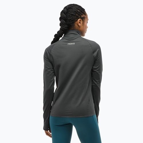 Dámska bežecká mikina HOKA GlideTech Quarter Zip black