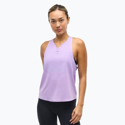 Dámske bežecké tričko HOKA Race Day Singlet aster flower