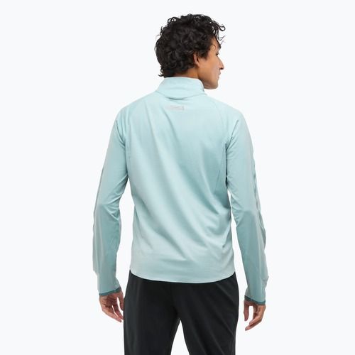 Pánska bežecká mikina HOKA GlideTech Quarter Zip druzy