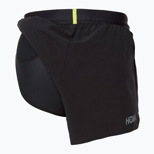 Pánske bežecké šortky HOKA Race Day Split black