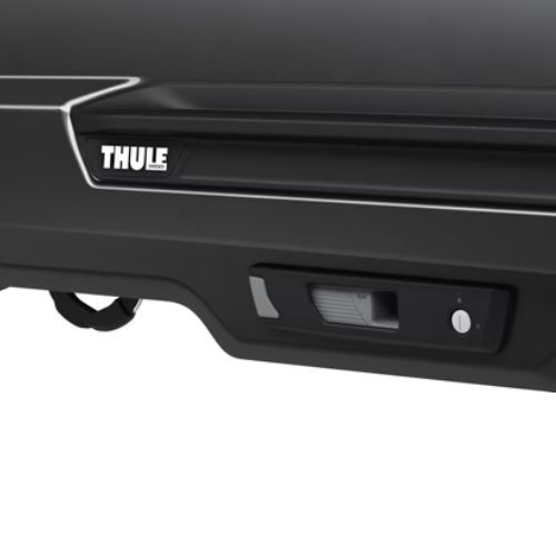 Čierny lesklý strešný box Thule Motion 3 Sport
