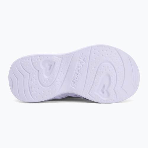 Detské topánky SKECHERS Heart Lights Retro Hearts navy leather/multi trim