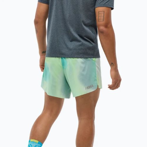 Pánske bežecké šortky HOKA Glide With Brief 5" tart apple mist