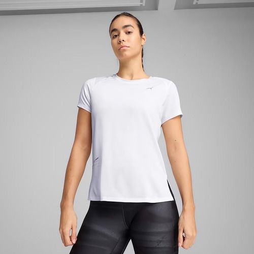Dámske bežecké tričko PUMA Run Graphic Mesh Tee puma white