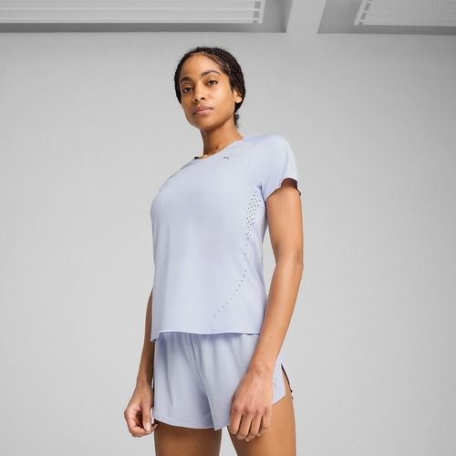 Dámske bežecké tričko PUMA Run Cloudspun Tee cool neather/heather