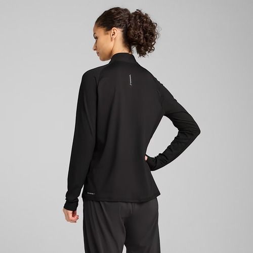 Dámska bežecká mikina PUMA Run Velocity Cloudspun 1/4 Zip puma black