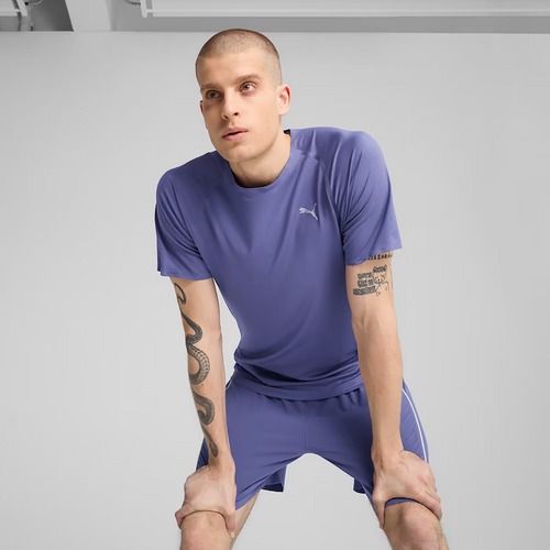 Pánske bežecké tričko PUMA Run Cloudspun Tee blue crystal