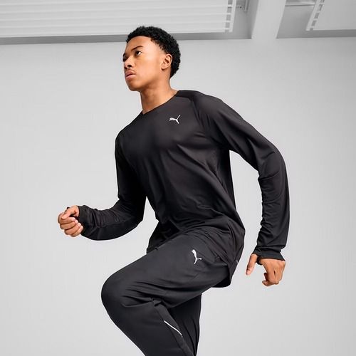Pánske bežecké tričko longsleeve PUMA Run Cloudpun puma black