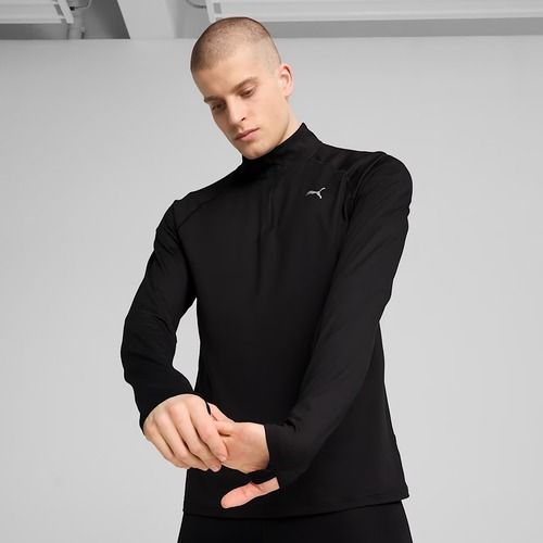 Pánska bežecká mikina PUMA Run Velocity Cloudspun 1/4 Zip puma black