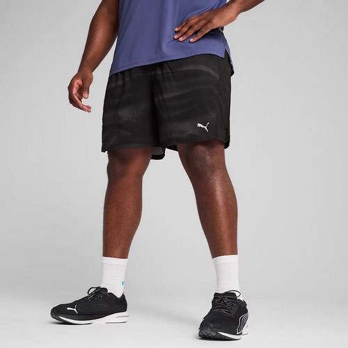 Pánske bežecké kraťasy PUMA Run Velocity AOP 7" puma black