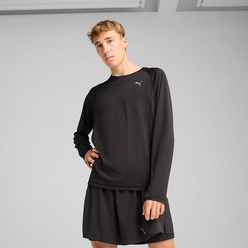 Pánske bežecké tričko longsleeve PUMA Run Velocity Poly puma black