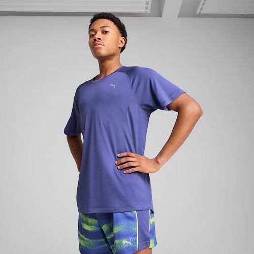 Pánske bežecké tričko PUMA Run Velocity Tee Poly blue crystal