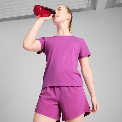 Dámske bežecké tričko PUMA Run Velocity Tee Tri-Blend wild berry