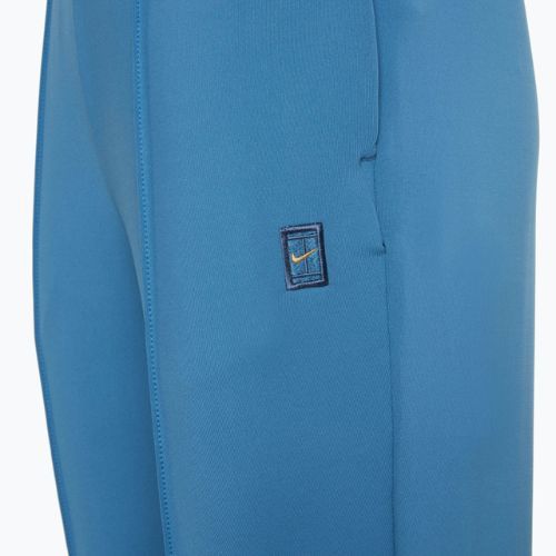 Dámske tenisové nohavice Nike Court Dri-Fit Heritage Knit aegean storm