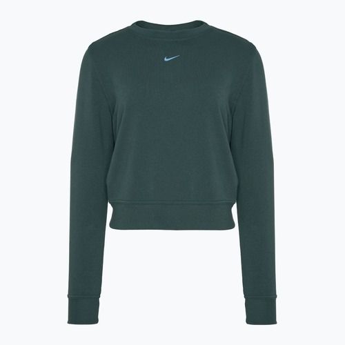 Nike Dri-FIT One Crew Neck French Terry dámska mikina vintage green/ black