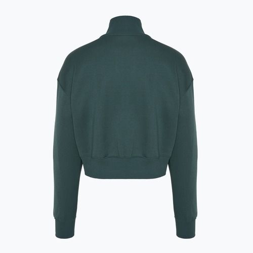 Dámska mikina Nike Sportswear Phoenix Fleece 1/2 Zip Cropped vintage green/sail