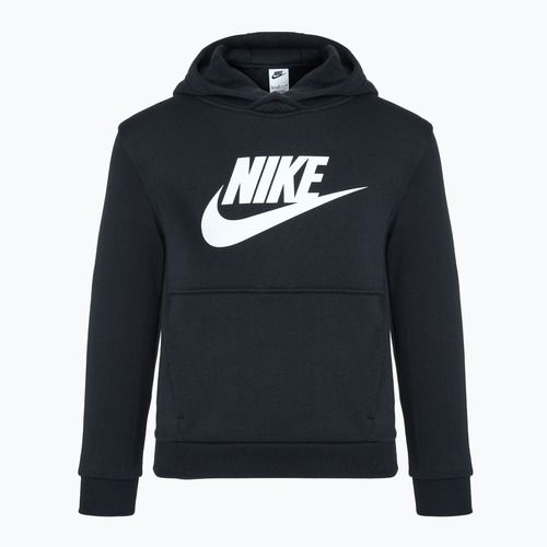 Detská mikina Nike Club Fleece Hoodie black/white