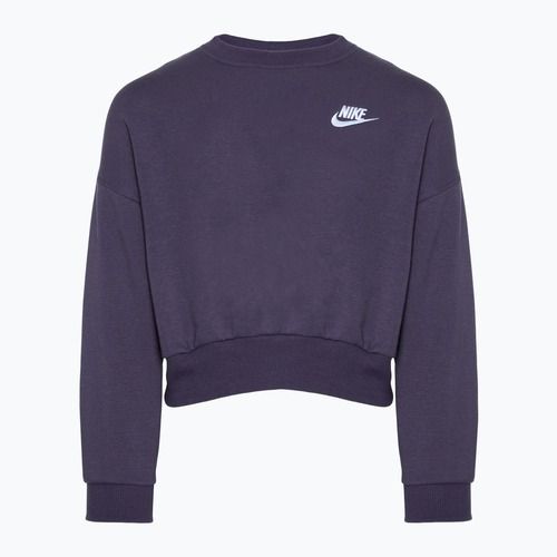 Detská mikina Nike Sportswear Club Fleece dark rozinka / white