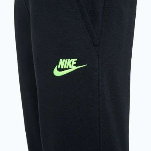 Detské nohavice Nike Sportswear Club Fleece black / volt