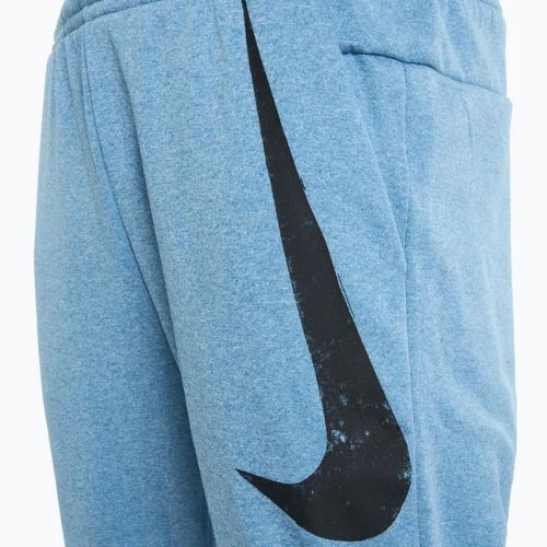 Pánske nohavice Nike Therma-FIT Fitness aegean storm/heather/aegean storm/black