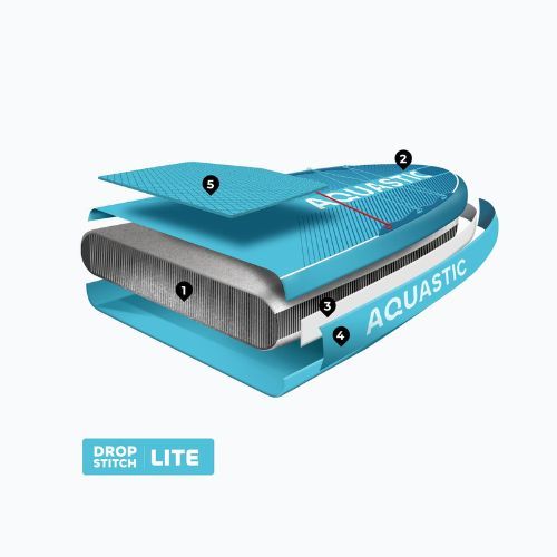 Doska SUP AQUASTIC Perth Pro 11'2" allround zelený