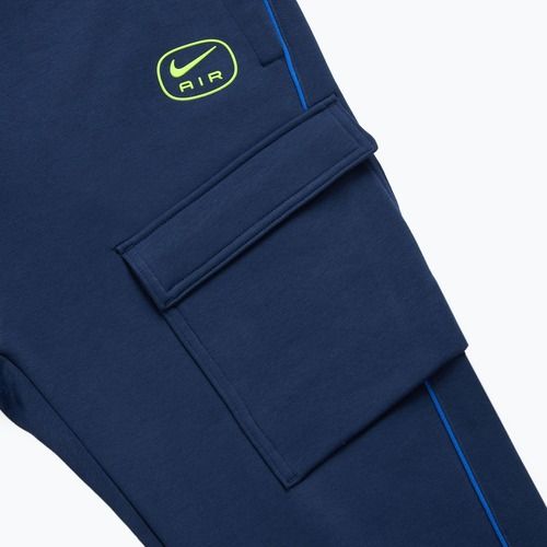 Pánske nohavice Nike Air Fleece Cargo midnight navy/ volt