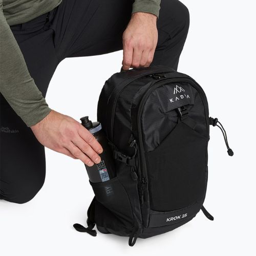Turistický batoh KADVA vrecko na laptop 25 l čierny
