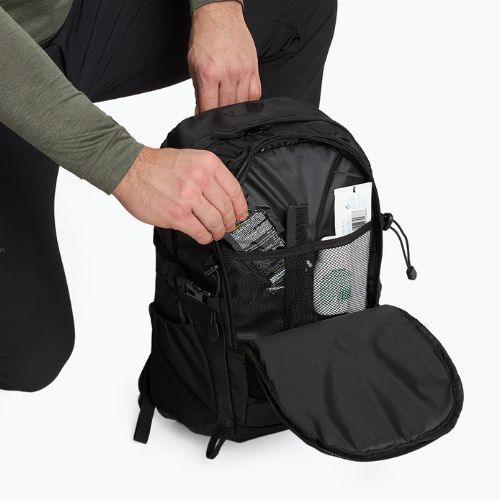 Turistický batoh KADVA vrecko na laptop 25 l čierny