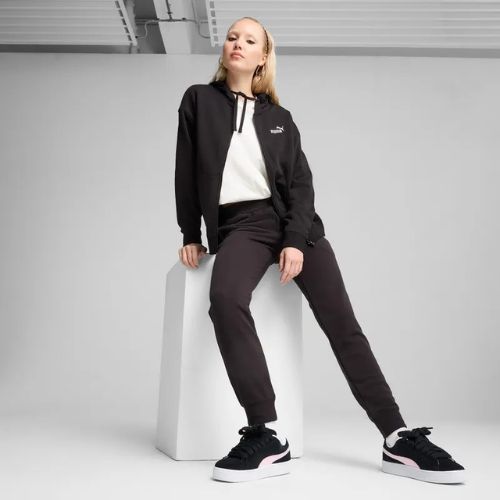 Dámska mikina PUMA ESS Small No. 1 Logo Comfort Full-Zip puma black