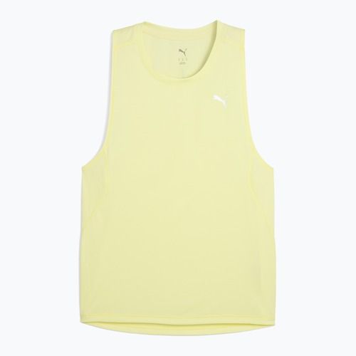 Pánske bežecké tričko PUMA Velocity Tank Poly gold moon