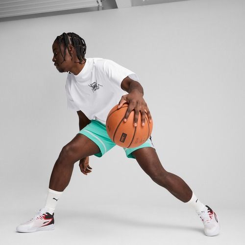Pánsky basketbalový dres PUMA Jaws Core Tee puma white