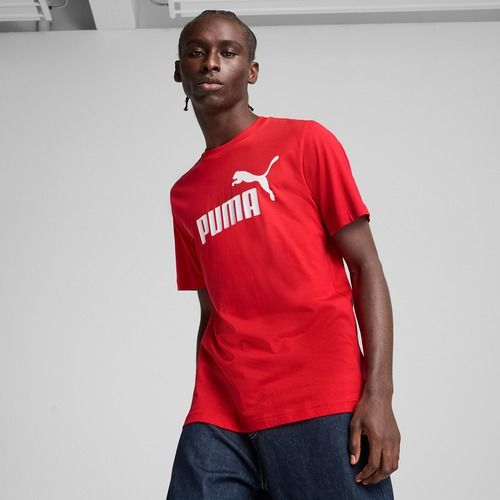 Pánske tričko PUMA ESS No. 1 Logo Tee pre všetky časy red