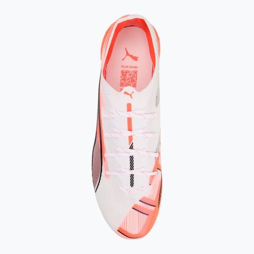 Pánske kopačky PUMA Ultra 5 Ultimate FG puma white/puma black/glowing red
