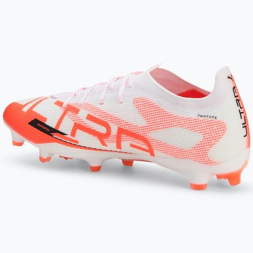 Pánske kopačky PUMA Ultra 5 Pro FG/AG puma white/puma black/glowing red