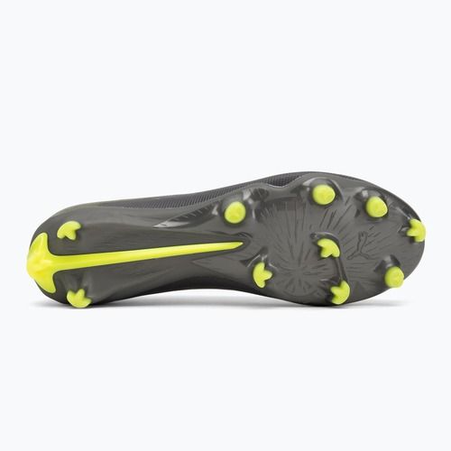 Pánske kopačky PUMA Ultra 5 Match FG/AG matte aged silver/yellow alert/puma aged silver