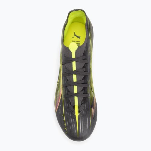 Pánske kopačky PUMA Ultra 5 Match FG/AG matte aged silver/yellow alert/puma aged silver