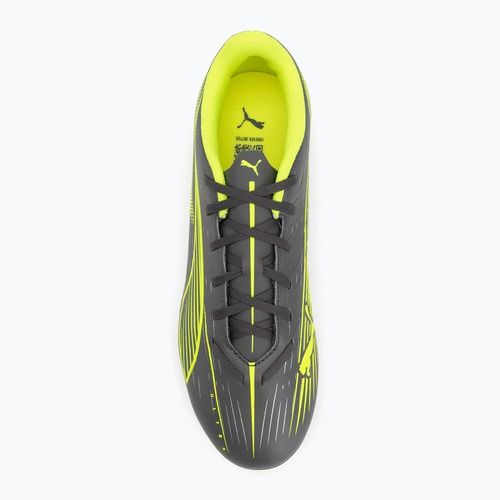 Kopačky PUMA Ultra 5 Play FG/AG matná stará strieborná/žltá výstraha/puma stará strieborná 