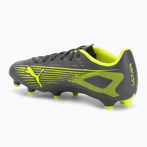 Kopačky PUMA Ultra 5 Play FG/AG matná stará strieborná/žltá výstraha/puma stará strieborná 