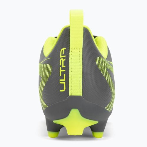 Detské kopačky PUMA Ultra 5 Play FG/AG Jr matte aged silver/yellow alert/puma aged silver