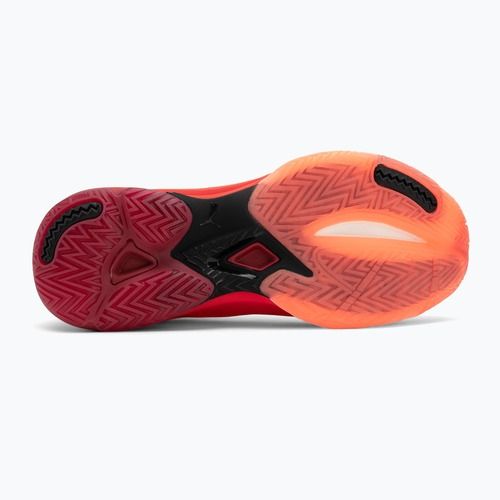 Hádzanárske topánky PUMA Vantage Nitro glowing red / puma white / dark crimson / puma black