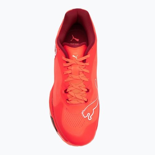 Hádzanárske topánky PUMA Vantage Nitro glowing red / puma white / dark crimson / puma black