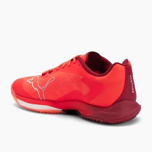 Hádzanárske topánky PUMA Vantage Nitro glowing red / puma white / dark crimson / puma black