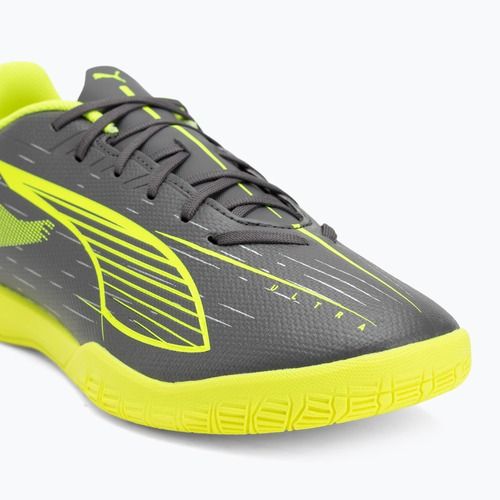 Pánske kopačky PUMA Ultra 5 Play IT matte aged silver/yellow alert/puma aged silver